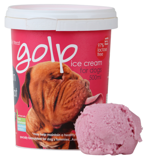 Australian Ice Cream Vanilla Berry Tub 500ml - Protein and Omega goodness