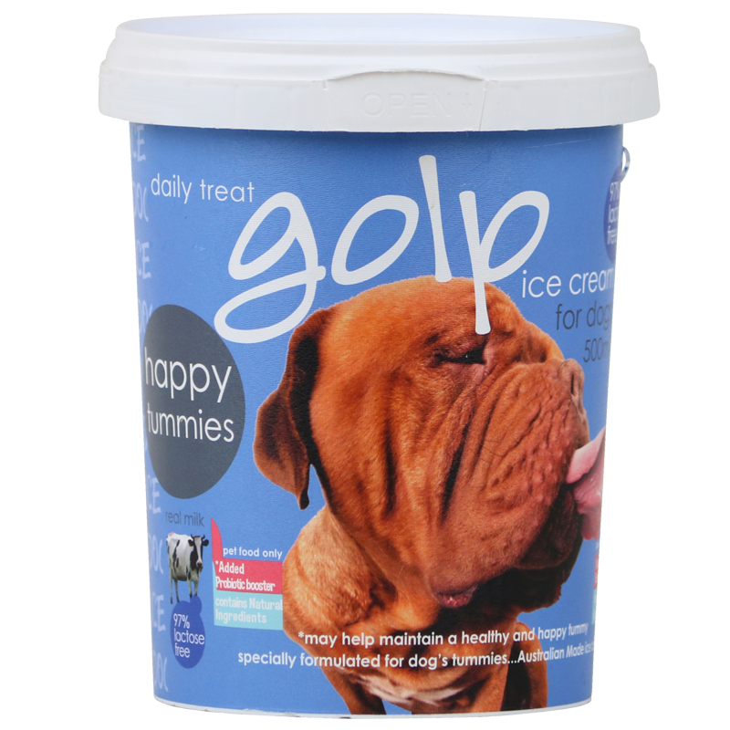 Ice Cream for Dogs Australian Ice Cream Vanilla Bean Tub 500ml